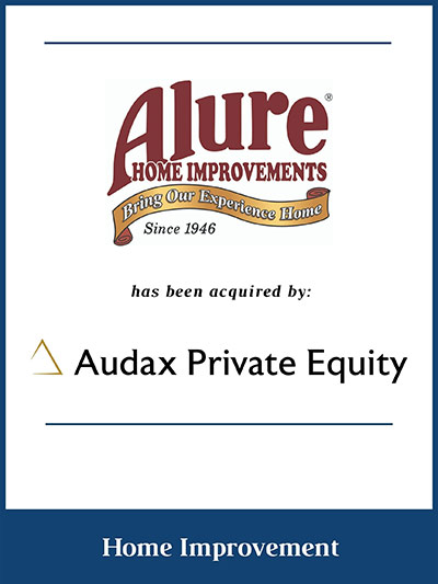 Alure has been acquired by Audax Private Equity