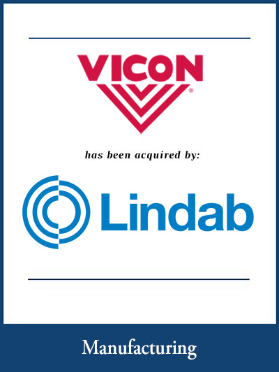 Protegrity Advisors Represents Vicon Machinery Group in the Sale to Swedish Public Company Lindab International
